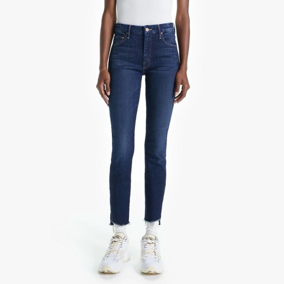 MOTHER The Looker Ankle Step Fray